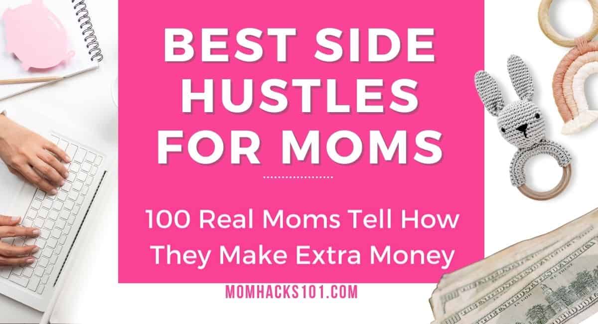 side hustles from home for moms