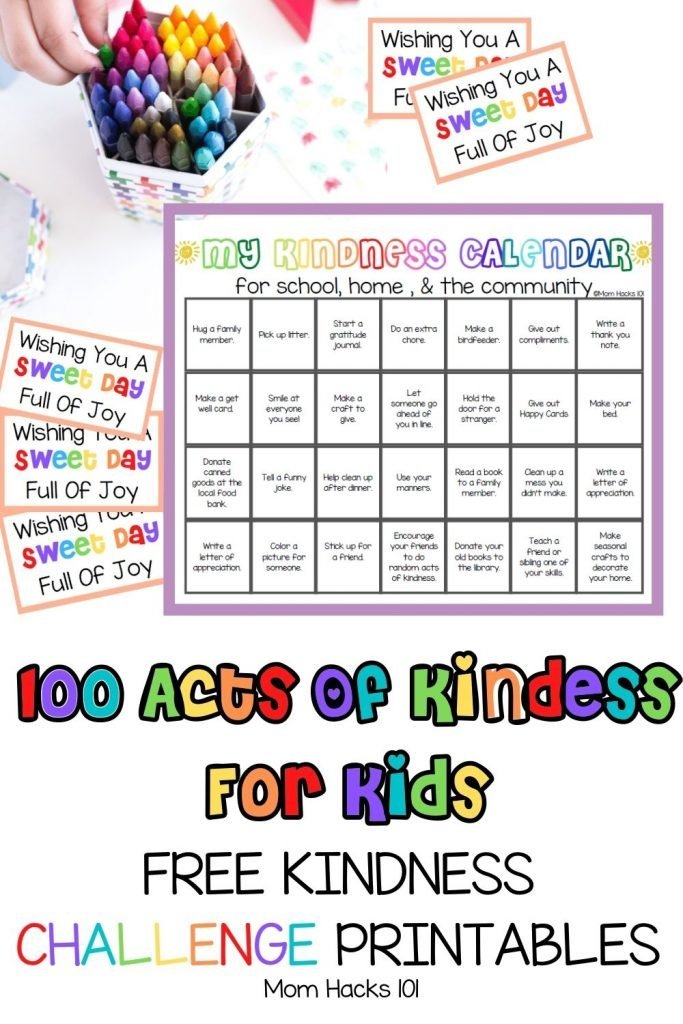 100 Acts Of Kindness For Kids To Do A Kindness Challenge Mom Hacks 101 100 Acts Of Kindness For Kids To Do A Kindness Challenge Mom Hacks 101