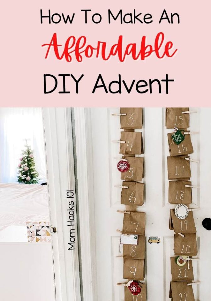DIY Advent Calendar For Kids Christmas Countdown - Mom Hacks 101