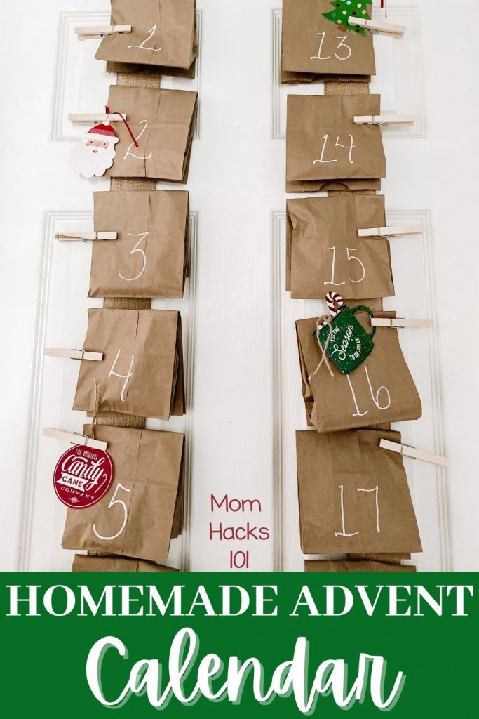 DIY Advent Calendar For Kids Christmas Countdown Mom Hacks 101 DIY Advent Calendar For Kids Christmas Countdown Mom Hacks 101