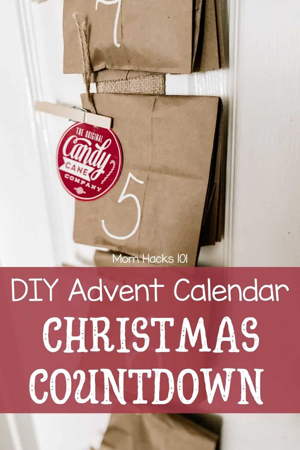 DIY Advent Calendar For KidsChristmas Countdown For Kids