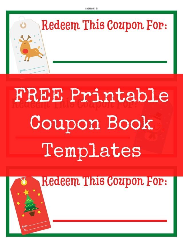 Christmas Coupons (FREE printable)