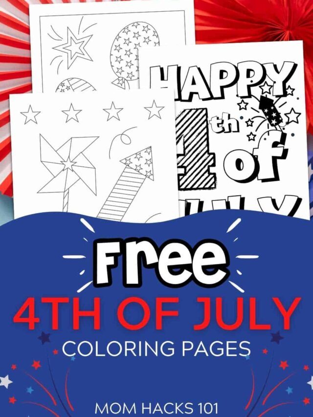 Fourth Of July Coloring Pages (FREE)