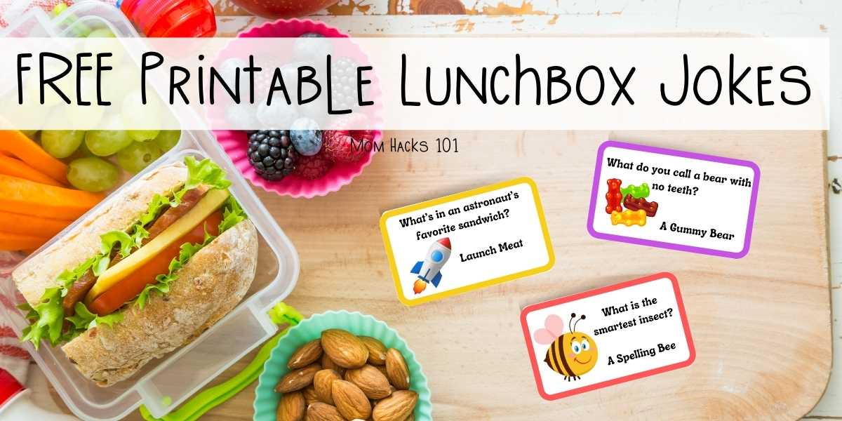 FREE Printable Lunchbox Jokes