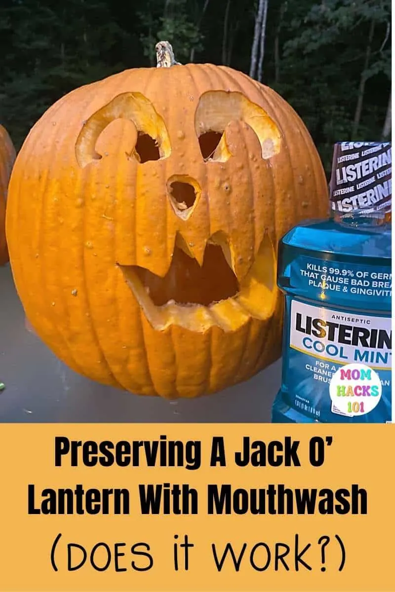 Jack O Lantern Rot Prevention With Mouthwash