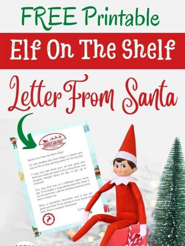 FREE Elf on the Shelf Letter from Santa