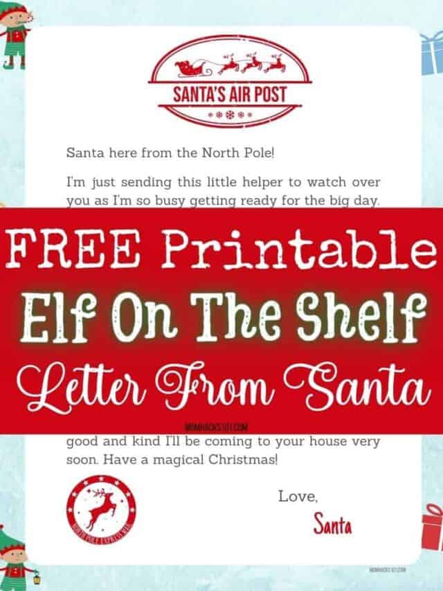 free printable elf on the shelf letter
