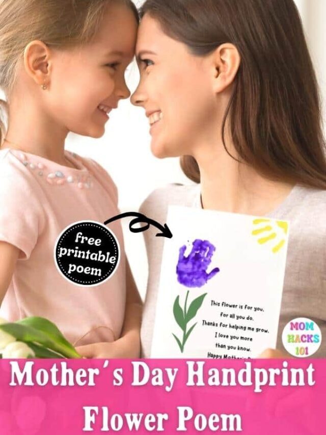 Mother’s Day Poem Handprint Keepsake (FREE)