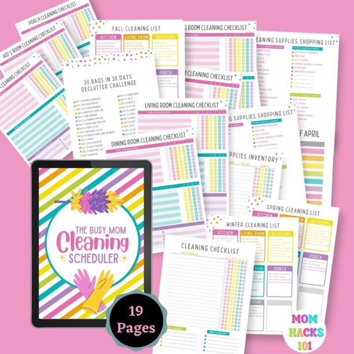 How To Create A Realistic Cleaning Schedule For Working Moms - Mom ...