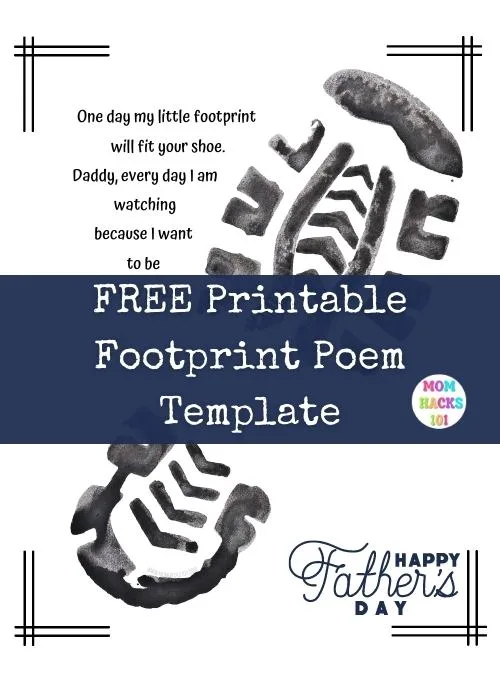 Fathers day poem template
