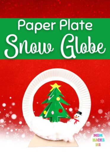 Paper Plate Snow Globe Craft For Kids - Mom Hacks 101