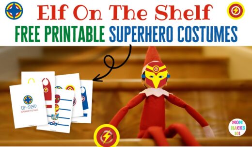 Elf On The Shelf Superhero Costumes FREE Printables - Mom Hacks 101