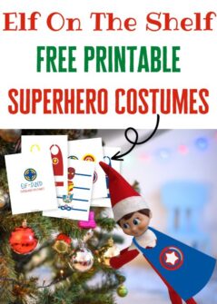 Elf On The Shelf Superhero Costumes FREE Printables - Mom Hacks 101
