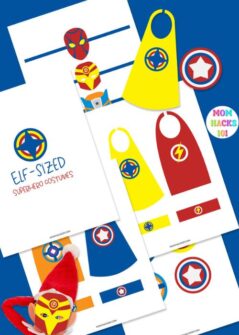 Elf On The Shelf Superhero Costumes FREE Printables - Mom Hacks 101