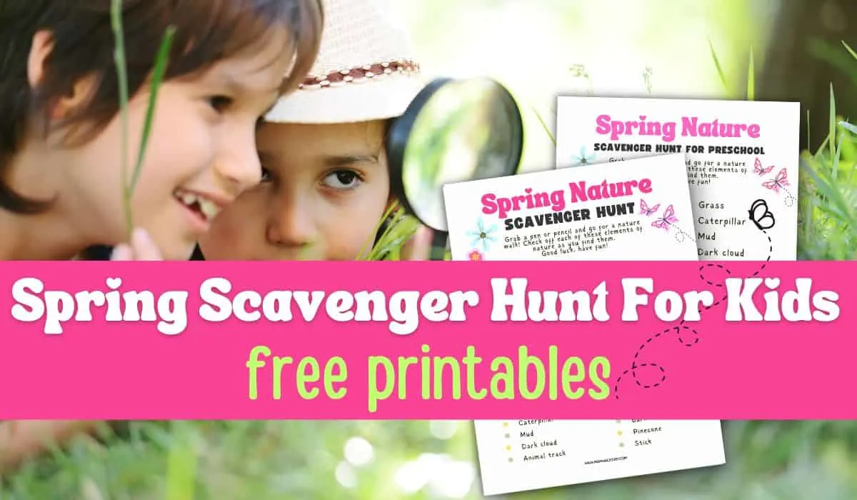 Spring Scavenger Hunt Printables