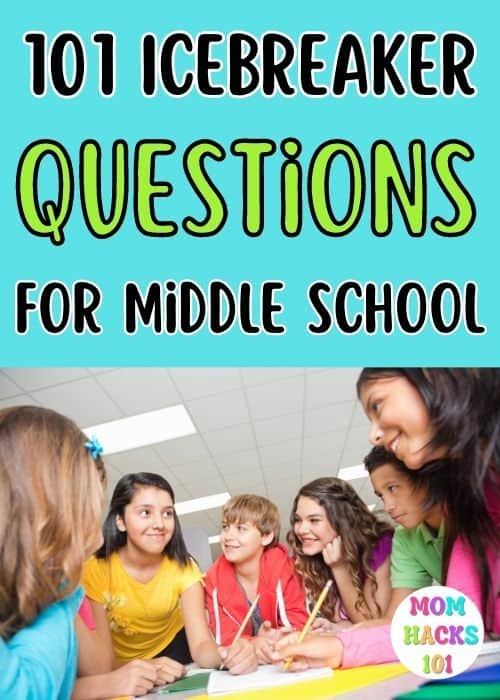 icebreaker questions for middle school