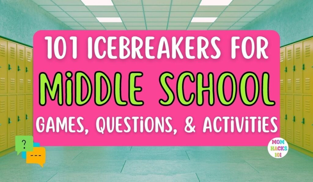middle school icebreakers