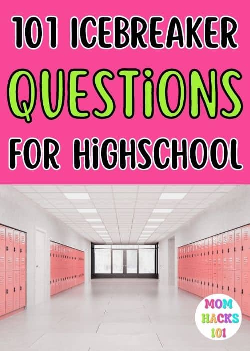 icebreaker questions for highschool