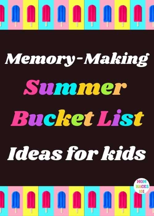 Summer Bucket List Ideas