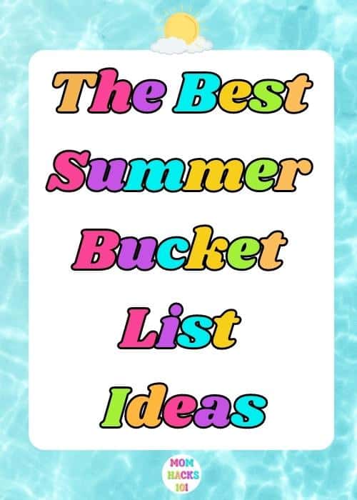summertime bucket list ideas