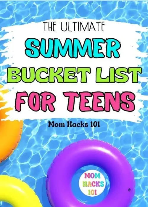 Teen Summer Bucket List