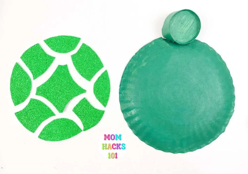 Paper Plate Turtle Craft Template