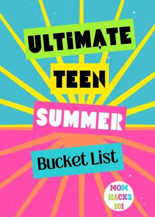 Summer Activities For Teens Bucket List