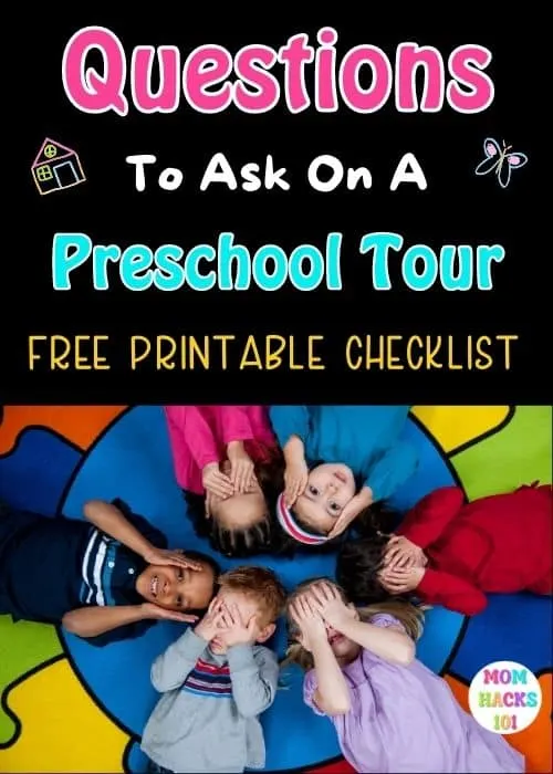 questions to ask at preschool tour checklist