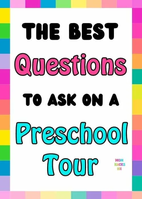 questions to ask at a preschool tour