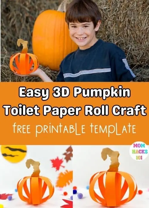 3D Paper Pumpkin