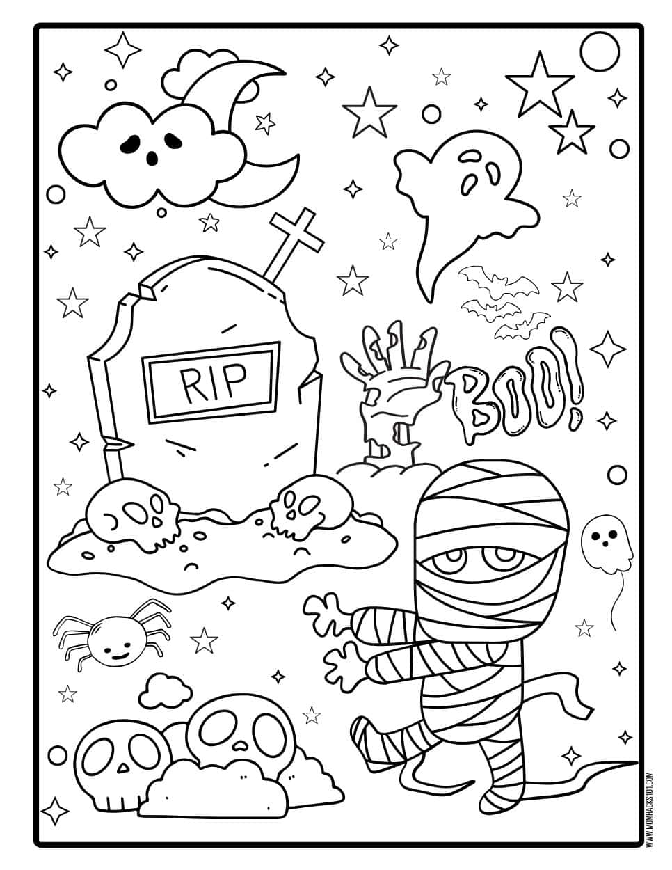 free halloween coloring pages