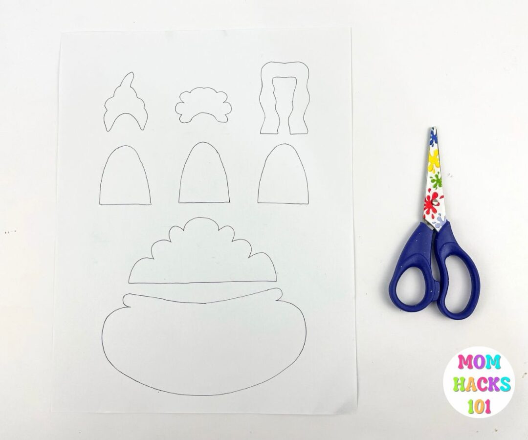 Paper Plate Hocus Pocus Craft: Sanderson Sisters Cauldron - Mom Hacks 101