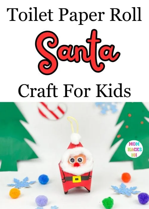 TP Roll Santa Craft For Kids