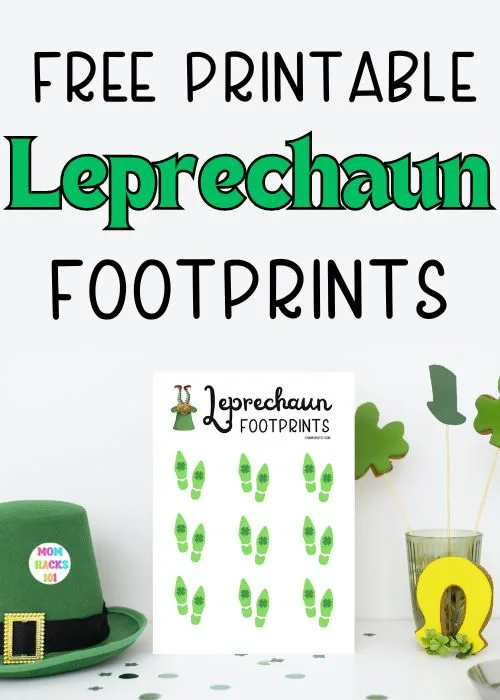 leprechaun footprints printable